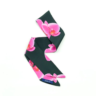 Twilly Orchids in Hot Pink and Black